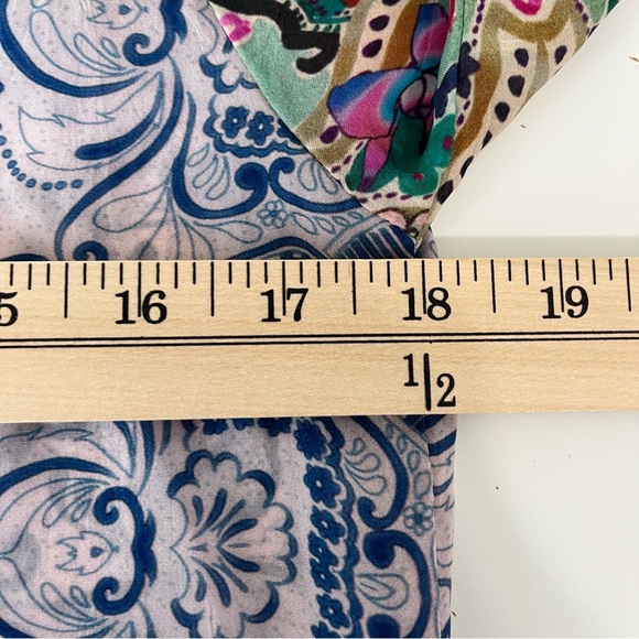 Johnny Was Multicolor Floral Button Long Sleeve Dress - Picture 12 of 14